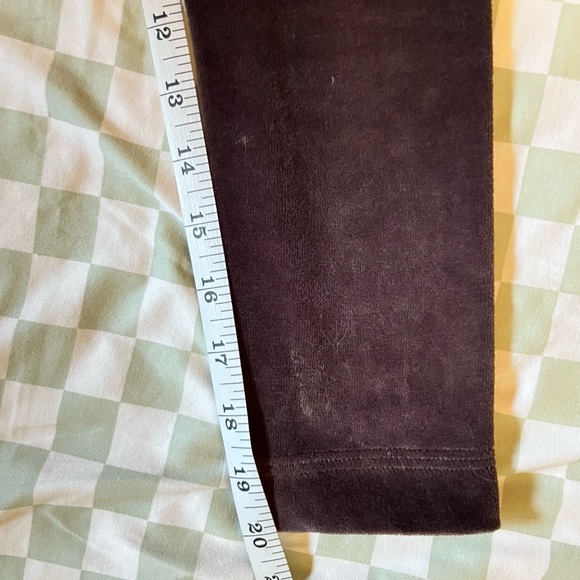 Vintage Prana Brown Velour Matching Track Suit Set - Picture 16 of 16